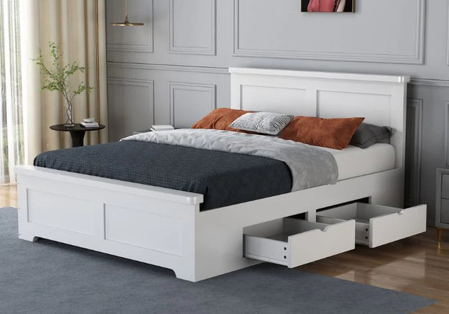 Conway 4 Drawer Bed Bundle In Double or King Size