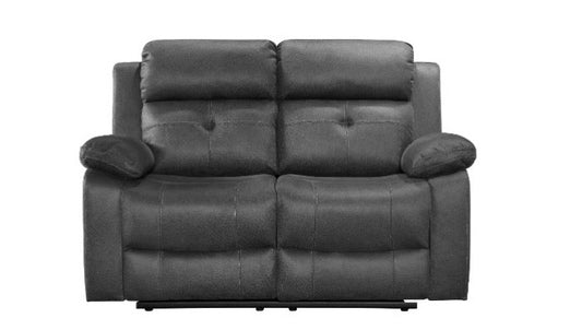 New York 2 Seater Manual Reclining Sofa - Grey