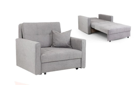 Viva Arm Chair Sofa Bed - Grey