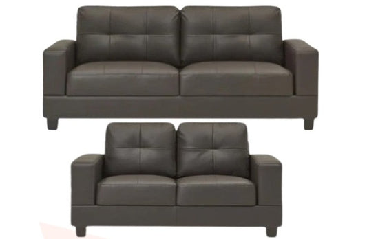 Jerry 3&2 Seat Formal Back Sofa - Brown