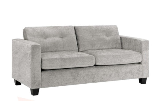 Jerry 3 Seat Sofa - Fabric Grey