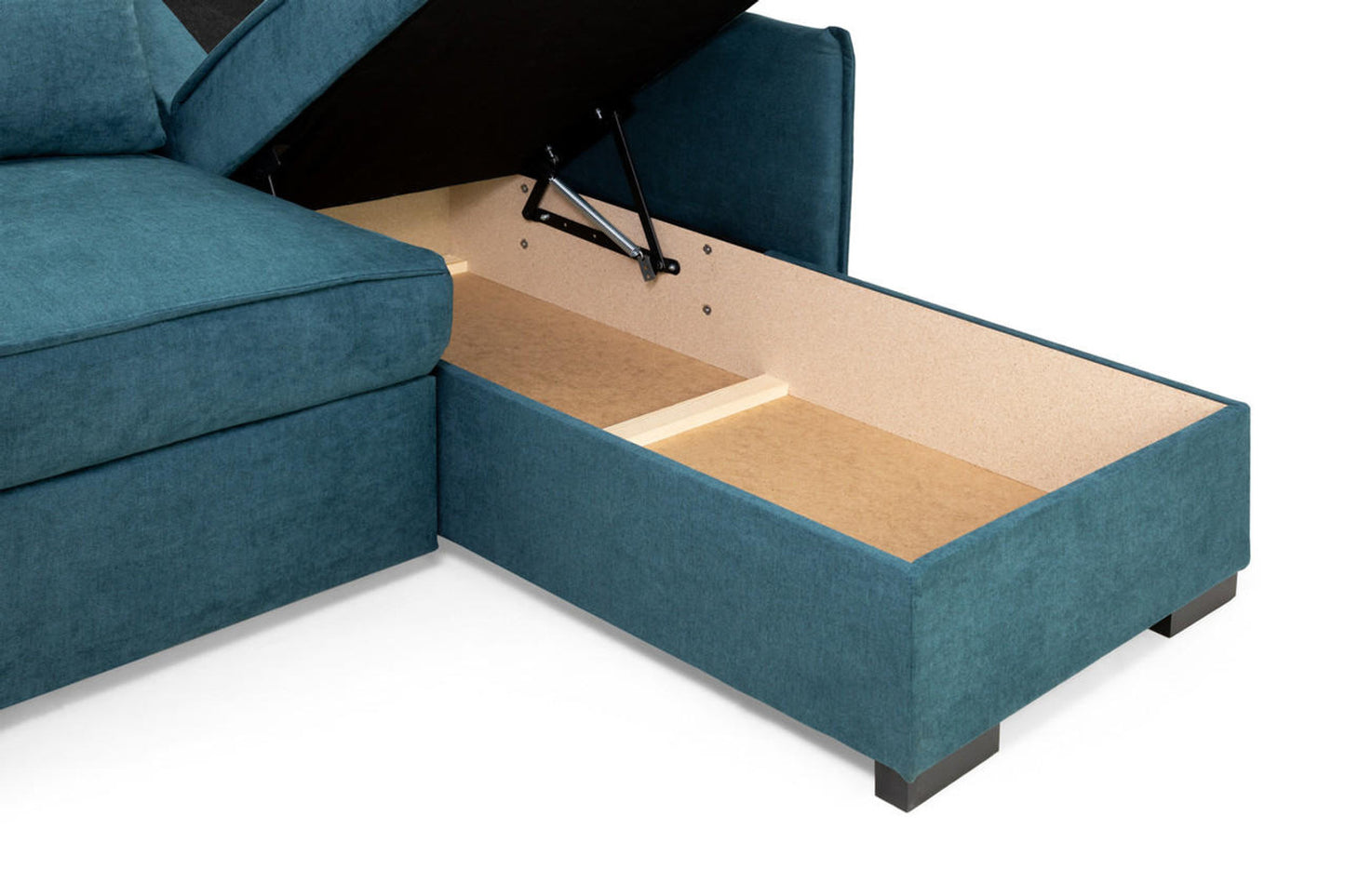 Miel Sofa Bed With Storage - Universal Corner - Teal