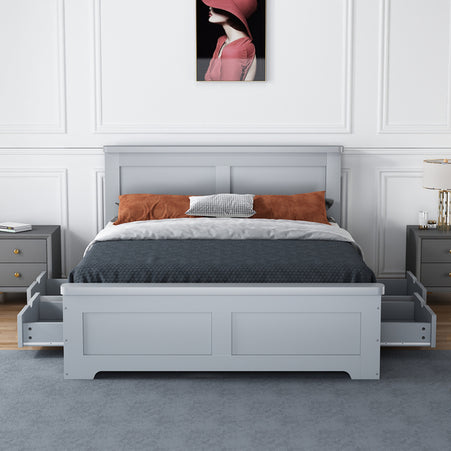Conway 4 Drawer Bed Bundle In Double or King Size