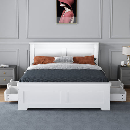 Conway 4 Drawer Bed Bundle In Double or King Size