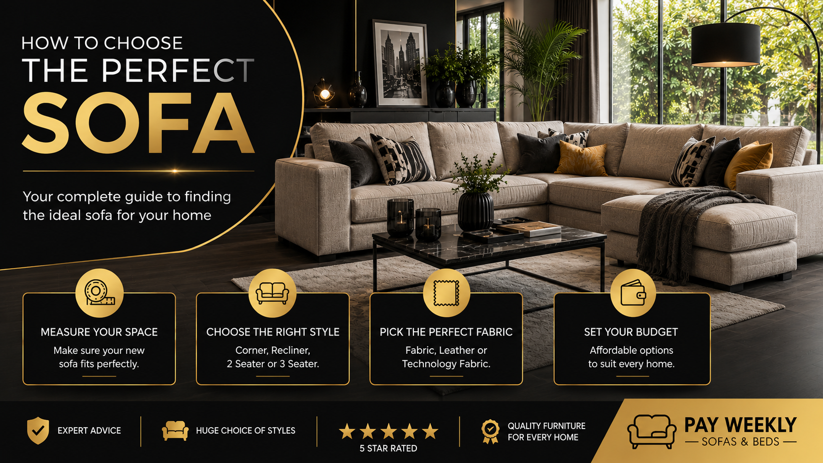 How to Choose the Perfect Sofa for Your Living Room!