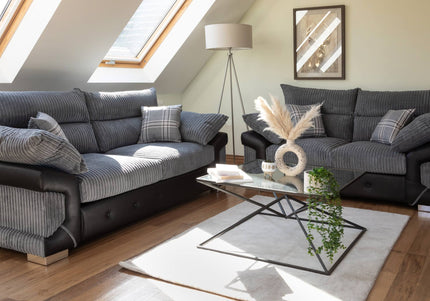 Logan Fabric Sofa On Pay Weekly. Pay Weekly Sofas Logan Collection. Logan Corner. Pay Weekly Logan Sofa Set