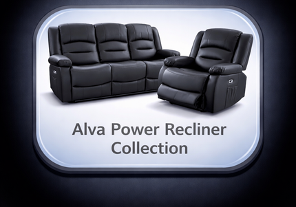 Fabric or Leather Power Reclining Sofa By Pay Weekly Sofas. Recliners On Pay Weekly, Pay Weekly Recliners