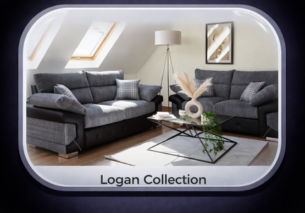 Logan Fabric Sofa On Pay Weekly. Pay Weekly Sofas Logan Collection. Logan Corner. Pay Weekly Logan Sofa Set