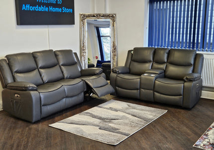 Fabric or Leather Power Reclining Sofa By Pay Weekly Sofas. Recliners On Pay Weekly, Pay Weekly Recliners