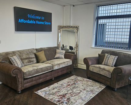 Huxley 4 Seater + Love Chair Special Offer In Brown