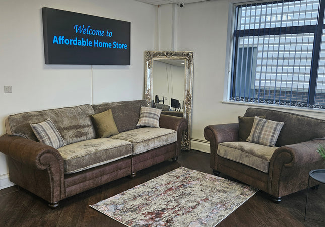 Huxley 4 Seater + Love Chair Special Offer In Brown
