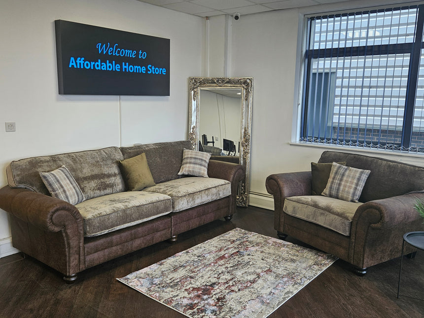 Huxley 4 Seater + Love Chair Special Offer In Brown