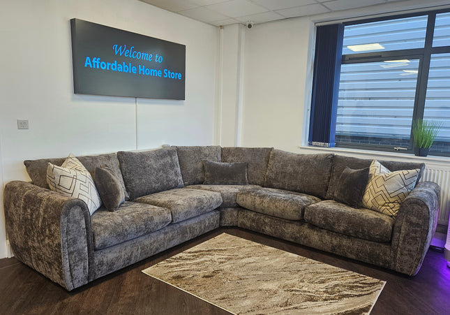 Alana 2c2 Corner Sofa In Brown