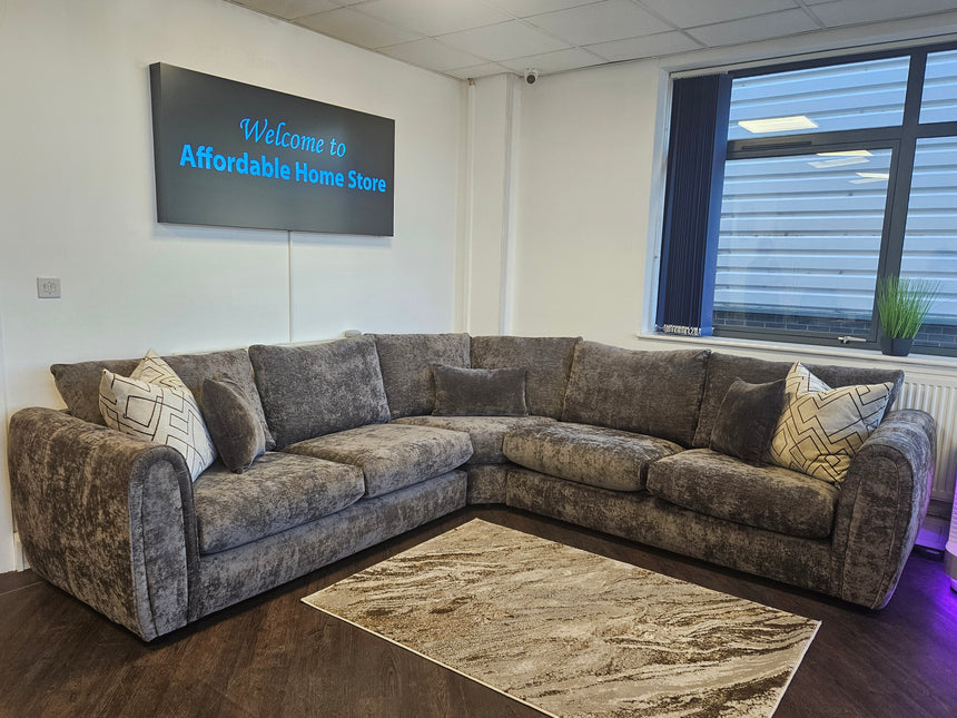 Alana 2c2 Corner Sofa In Brown