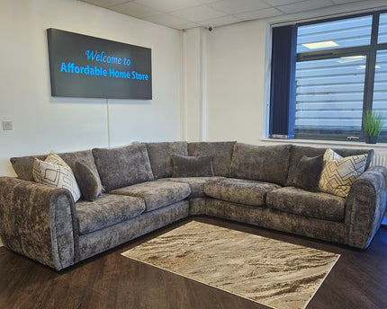 Alana 2c2 Corner Sofa In Brown