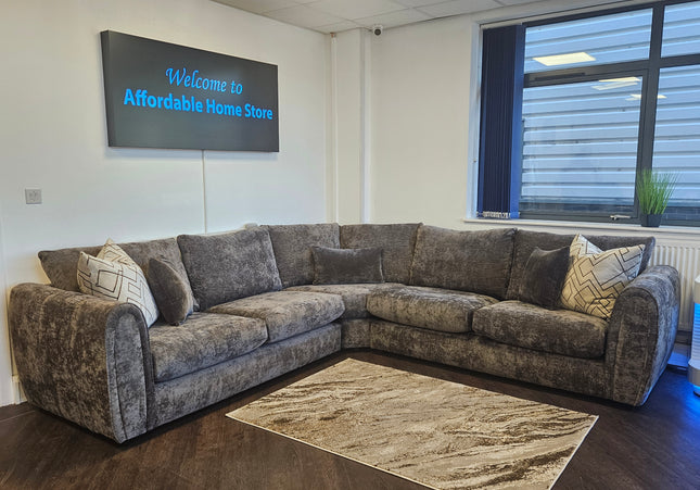 Alana 2c2 Corner Sofa In Brown