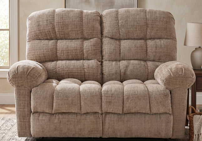 Cloud 3 Seater + 2 Seater Manual Recliner Sofa Set – Beige