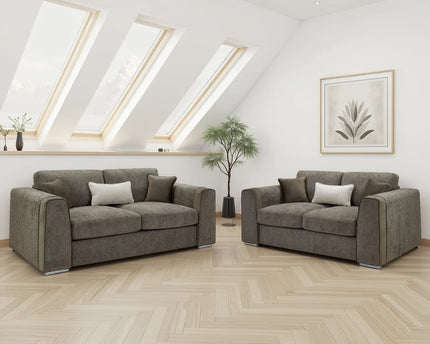 Naples Mocha 3+2 Sofa Set