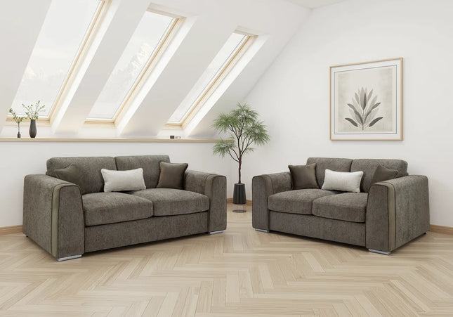 Naples Mocha 3+2 Sofa Set