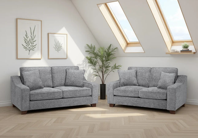 Nebraska Slate 3+2 Sofa Set