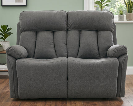 Belgrave 2 Seater Manual Recliner Sofa – Grey