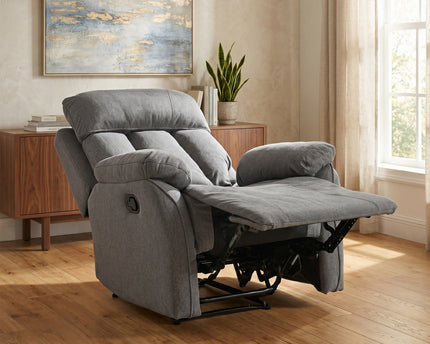 Belgrave Manual Recliner Armchair – Grey
