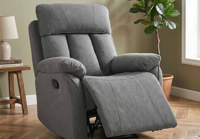 Belgrave Manual Recliner Armchair – Grey