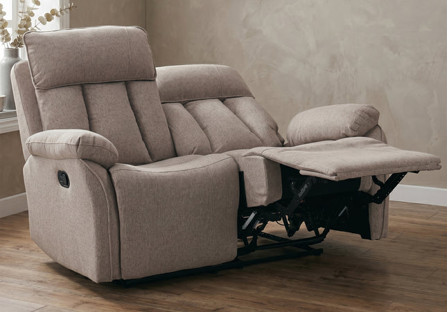 Belgrave 2 Seater Manual Recliner Sofa – Oatmeal