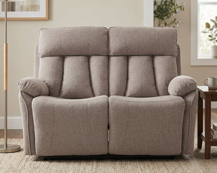 Belgrave 2 Seater Manual Recliner Sofa – Oatmeal