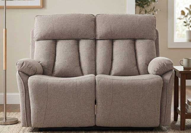 Belgrave 3 Seater + 2 Seater Manual Recliner Sofa Set – Oatmeal