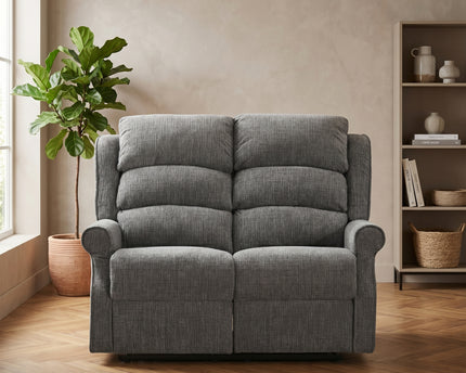 Regency 3 Seater + 2 Seater Manual Recliner Sofa Set – Anthracite