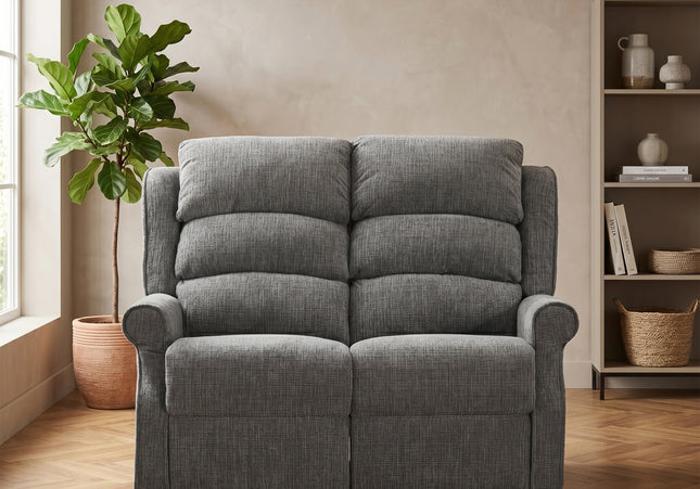 Regency 3 Seater + 2 Seater Manual Recliner Sofa Set – Anthracite