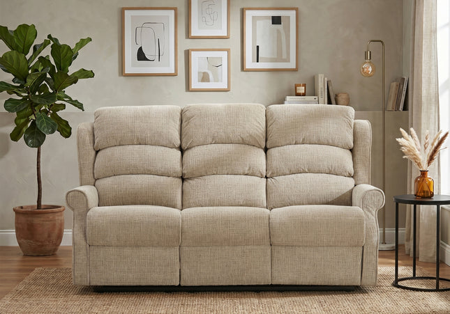 Regency 3 Seater + 2 Seater Manual Recliner Sofa Set – Rabbit