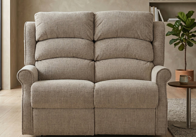 Regency 2 Seater Manual Recliner Sofa – Rabbit