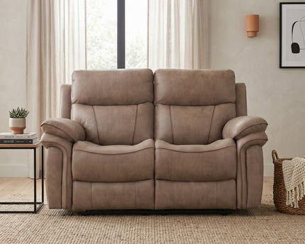 Richmond 3 Seater + 2 Seater Manual Recliner Sofa Set – Sahara