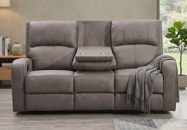 Silverton 3 Seater + 2 Seater Manual Recliner Sofa Set – Taupe