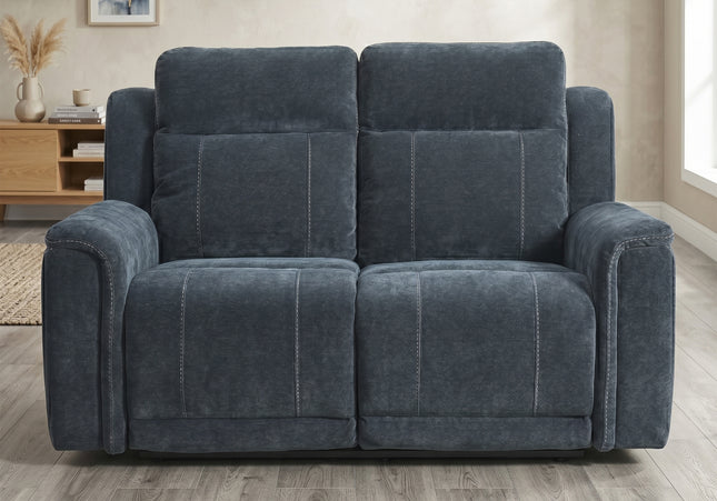 Somerton 2 Seater Manual Recliner Sofa – Dark Grey