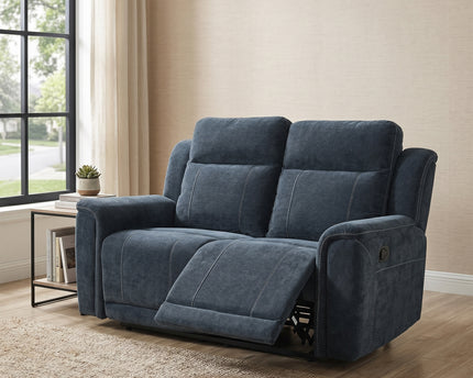 Somerton 2 Seater Manual Recliner Sofa – Dark Grey