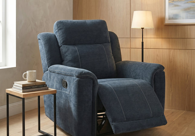 Somerton Manual Recliner Armchair – Dark Grey