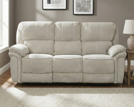 Westbury 3 Seater Manual Recliner Sofa – Beige