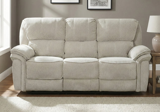 Westbury 3 Seater Manual Recliner Sofa – Beige