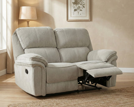 Westbury 2 Seater Manual Recliner Sofa – Beige
