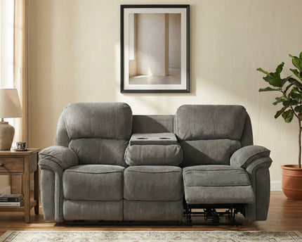 Westbury 3 Seater Manual Recliner Sofa – Grey