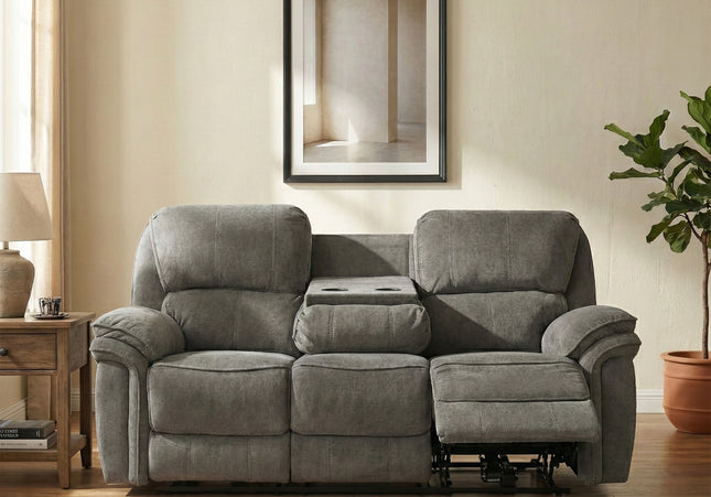Westbury 3 Seater Manual Recliner Sofa – Grey