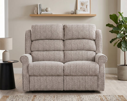 Windsor 2 Seater Manual Recliner Sofa – Natural