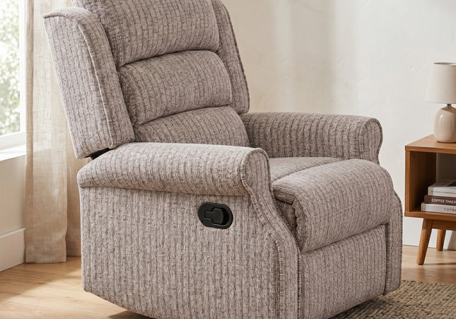 Windsor Manual Recliner Armchair – Natural