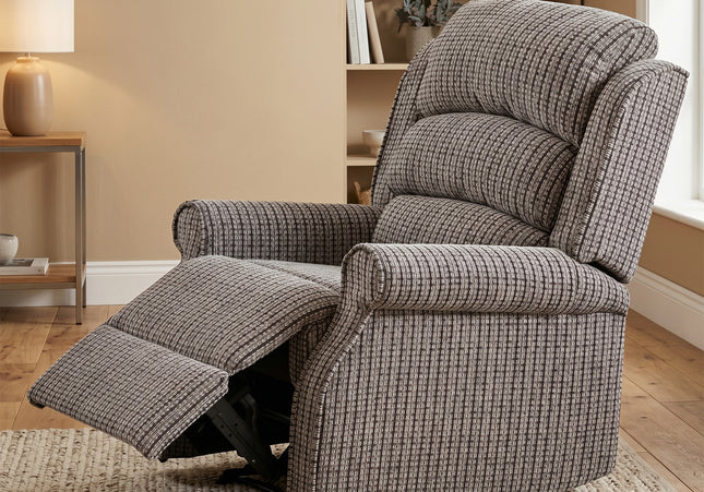 Windsor Manual Recliner Armchair – Latte