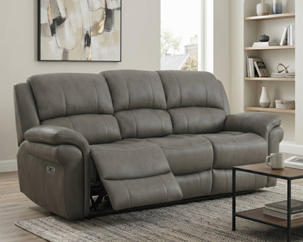 Farnham Ultra 3 Seater + Armchair + Armchair Fabric Power Recliner Sofa Set – Grey