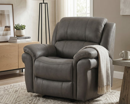 Farnham Ultra 3 Seater + Armchair + Armchair Fabric Power Recliner Sofa Set – Grey