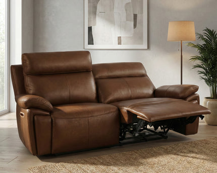Ashby 2.5 Seater Power Recliner Sofa – Tan